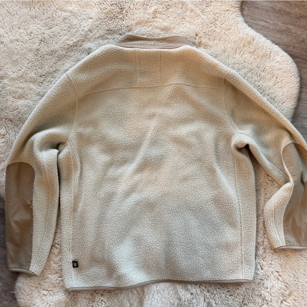 Howler Brothers Chisos Fleece Jacket - Cream and Tan Sz xl - Picture 9 of 9